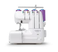 LOOK T8 Surjeteuse avec Différentiel, Enfilage Simplifié, Machine à Coudre Overlock Facile à Utiliser 2/3/4 Fils, Lumière LED, Silencieuse Blanc