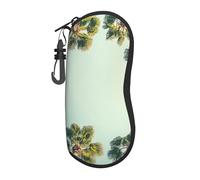 Look Up At The Big Tree Étui à lunettes en néoprène souple avec fermeture éclair durable et portable pour homme et femme