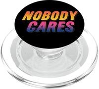 Look Vocal coloré Nobody Cares PopSockets PopGrip pour MagSafe