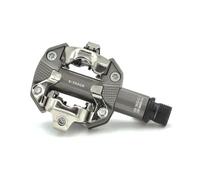 Look X-Track Silver - Pédales MTB/Gravel en Aluminium compatibles SPD, Plateforme 350 mm²