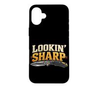 Lookin' Sharp Couteau de Poche Humour Coque pour iPhone 16 Plus