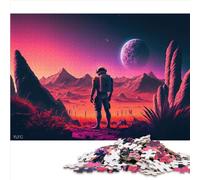 Looking for Life in Space Jigsaw Puzzle Gift 1000 Pieces for Adults Gifts Wood Jigsaw Fun Family Puzzles for Adults Challenging Difficult Puzzle 1000pcs（50x75cm）