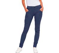 Looking for Wild - Pantalon stretch d'escalade - Laila Peak Medieval Blue pour Femme en Coton - Taille XS - Navy Navy XS