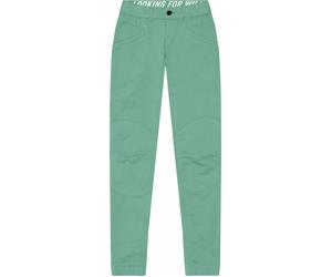 Looking for Wild - Pantalon résistant d'escalade - Laila Peak W Lichen pour Femme en Coton - Taille L - Vert Vert L