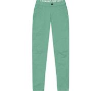 Looking for Wild - Pantalon résistant d'escalade - Laila Peak W Lichen pour Femme en Coton - Taille M - Vert Vert M