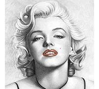 LOOKITALY - Tableau en toile "Marilyn Monroe" Tableau moderne 70 x 100 cm - Impression haute qualité avec encres UV