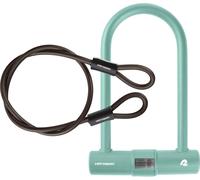 Lookout Bike Lock With 1.2m Security Cable Holder,Heavy Duty Bike Lock With 14mm Shackle Lock Anti-Pick & Secure Anti-Rotation Design.[D46]