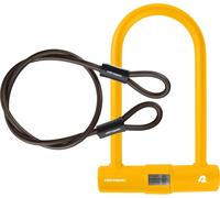 Lookout Bike Lock With 1.2m Security Cable Holder,Heavy Duty Bike Lock With 14mm Shackle Lock Anti-Pick & Secure Anti-Rotation Design.[D45]