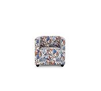 LOOKS BY WOLFGANG JOOP Looks I Fauteuil Design avec Noyau à Ressorts, matériau en Bois, Beige à Motifs, 72 x 71 x 75 cm