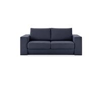 LOOKS BY WOLFGANG JOOP Looks V-1 Canapé Design avec tabourets, canapé 2 Places, canapé Fonctionnel, Bleu foncé, Largeur d'assise 160 cm