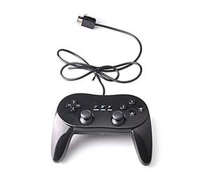 Lookshop® Manette Filaire Classique pour Wii U - Noire