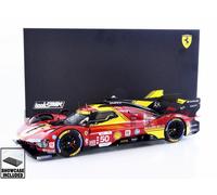 Looksmart 1/18 - Ferrari 499p Hypercar - Winner Le Mans 2024 Ls18lm048-Looksmart