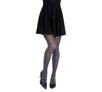looksy 40 Collants Opaques Femme Denier - Microfibre Douce et Durable Couleurs Unies Culotte Sans Coutures Confort Toute la Journée, Fumo S