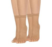 looksy Chaussettes résille noires avec nœuds pour femme Taille unique, Nella Visone Lot de 2 paires, Taille unique