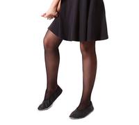 looksy Collants Résille Pour Filles Collants En Maille Durables, Confortable Motif De Petits Diamants Bonneterie à La Mode Fête École Danse Lena, Nero 7-8 ans (122-128 cm)