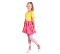 looksy Filles 7/8 Longueur Collants sans Pieds pour Jupe Robe Tunique Leggings Minces pour Petite Dame À La Mode Enfants Ballet Gymnastique École Pantalon Alice, Rosa 146/152 cm (11/12 Ans)