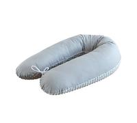 LOOLAY Coussin de Grossesse - Coussin d’Allaitement 170 cm - Coussin latéral 100% Coton - avec Housse en Minky Amovible - Coussin Ergonomique pour Dormir Pendant la Grossesse