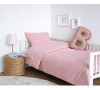 LOOLAY Parures de lit Coton 2 pièces - Ensemble literie Enfant avec Housse de Couette 110x125 cm et taie d’Oreiller 35x55 cm - avec Fermeture éclair - Respirant, Doux pour la Peau