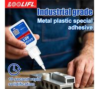 LOOLIFL 20ml 401 Super Glue Instantanée Forte Colle Universelle Superglue Instantanée Puissante pour Résine Céramique Métal Cuir Verre Chaussure Modèle Jouets Colle à Séchage Rapide Transparente Et L4