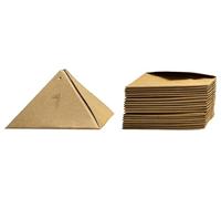 LOOLIPO - BOÎTES EN CARTON AVEC NOMBRES ADHÉSIFS - 24 boîtes - 8 x 8 cm - Supports à personnaliser - Supports en carton & papier - Loisir créatif - Activité manuelle - L727010