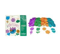 LOOLIPO - GOMMETTES EN MOUSSE PAILLETÉE - PRINTEMPS - 200 gommettes - ø 3,5 cm - Gommettes - Loisir créatif - Activité manuelle - L834975