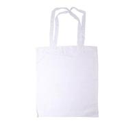 LOOLIPO - GRANDS SACS SHOPPING BLANCS EN COTON - 12 tote bag à décorer - 37 x 42 cm - Supports à personnaliser - Supports en coton - Loisir créatif - Activité manuelle - L515000