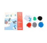 LOOLIPO - PACK AQUAPERLES - AQUA'NIMALS - 1500 perles + 10 modèles - ø 4 mm - Kits créatifs - Loisir créatif - Activité manuelle - L980001
