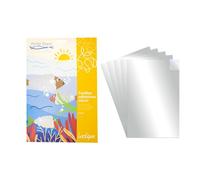 LOOLIPO - PAPIER MIROIRS ADHÉSIFS - A4 - 10 feuilles - 21 x 29,7 cm - Matières à travailler - Papiers fantaisie - Loisir créatif - Activité manuelle - L110070