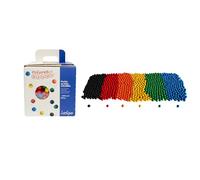 LOOLIPO - PERLES EN BOIS - COLOREA - 1000 perles - ø 10 mm - Mercerie créative - Perles - Loisir créatif - Activité manuelle - L324000