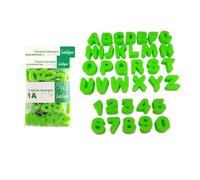 LOOLIPO - TAMPONS EN ÉPONGE - CHIFFRES & LETTRES - 36 tampons - 4 x 4,5 cm - Pochoirs, tampons & encreurs - Tampons - Loisir créatif - Activité manuelle - L749006