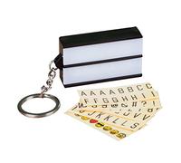 LOOM - Boîte Lumineuse LED Retro - pour porte-clés - lettres inclus - blanc/noir - un thumbs UP! BRAND - 1001824