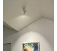LOOM DESIGN Aim spot pour plafond LED à 1 lampe blanc Aim, dimmable, blanc, Salon / Salle à manger, Aluminium, Moderne, Plafonnier