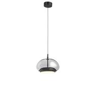 Loom Design Avalon Suspension Verre Fumé/Chrome Noir