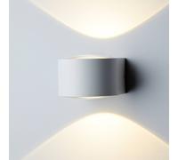 Applique murale FREY de , Blanc, 2 x 6 W LED
