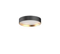 Loom Design LUCIA 35 Applique/Plafonnier Noire/Dorée, 18W, 2700K