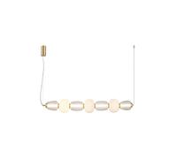LOOM DESIGN - Pearl 7 Suspension Amber/Gold