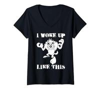 Looney Toones I Woke Up Like This T-Shirt avec Col en V