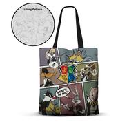 Looney Tunes à Poudlard - Tote Bag Premium '40x33x1cm