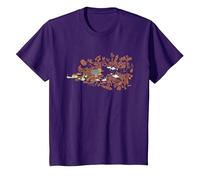 Looney Tunes Acme Doodles Wile E Coyote T-Shirt, Enfant, Violet, 6 Ans