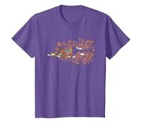 Looney Tunes Acme Doodles Wile E Coyote T-Shirt, Enfant, Violet Chiné, 4 Ans
