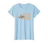 Looney Tunes Acme Doodles Wile E Coyote T-Shirt, Femme, Bleu Céleste, S