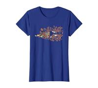 Looney Tunes Acme Doodles Wile E Coyote T-Shirt, Femme, Bleu Royal, XL