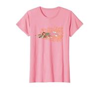Looney Tunes Acme Doodles Wile E Coyote T-Shirt, Femme, Rose, L