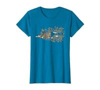 Looney Tunes Acme Doodles Wile E Coyote T-Shirt, Femme, Saphir, XXL
