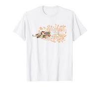 Looney Tunes Acme Doodles Wile E Coyote T-Shirt, Homme, Blanc, 4XL