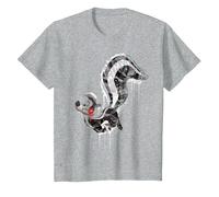 Looney Tunes Audacious Pepe T-Shirt, Enfant, Gris Chiné, 8 Ans
