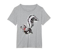 Looney Tunes Audacious Pepe T-Shirt, Femme Grandes Tailles, Gris Chiné, 6X