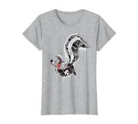 Looney Tunes Audacious Pepe T-Shirt, Femme, Gris Chiné, XS