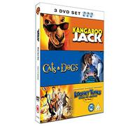 Looney Tunes Back in Action / Cats and Dogs / Kangaroo Jack – DVD – Family Fun Triple