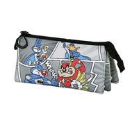 Looney Tunes Batman Comic Trousse Triple FAN 2.0, Multicolore